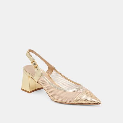 BLONDI HEELS BLUSH MULTI MESH