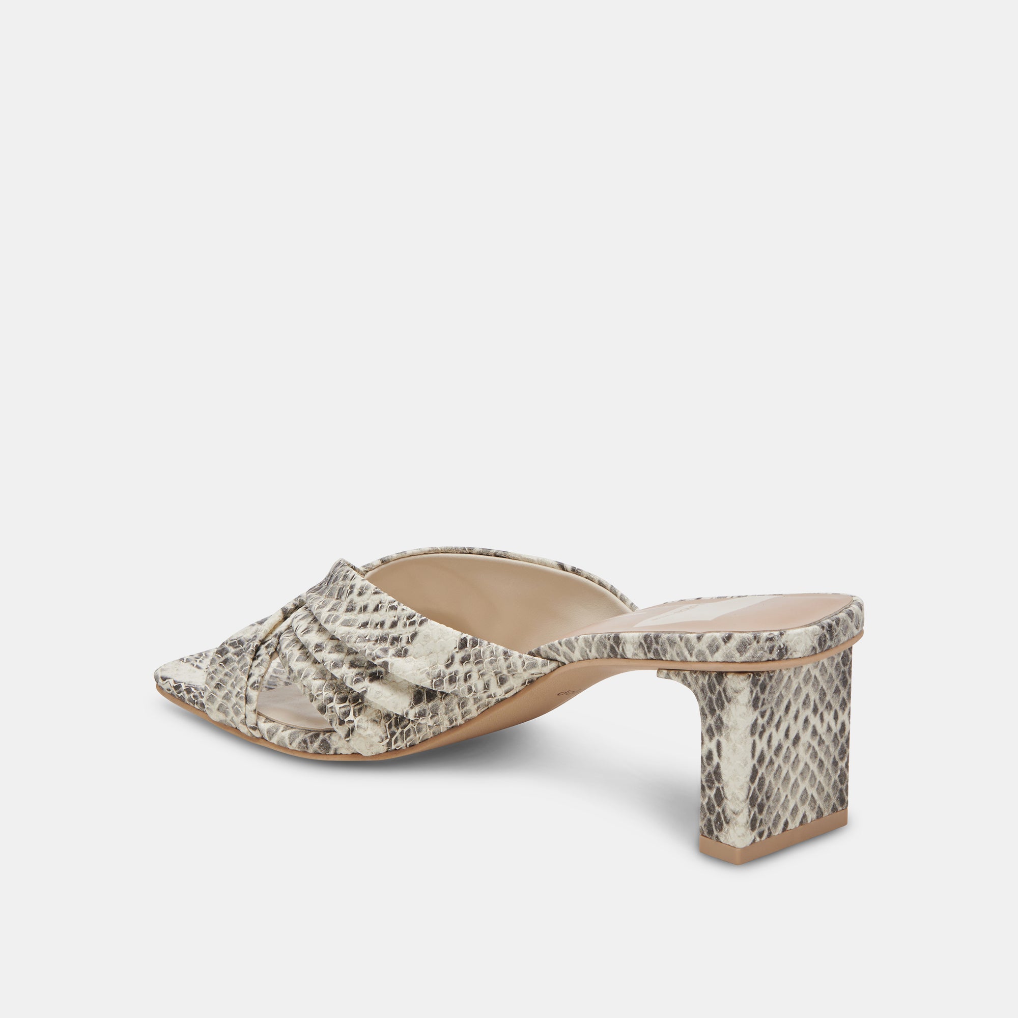 Carlan Heels Grey White Embossed Snake | Grey White Snake Heels – Dolce ...