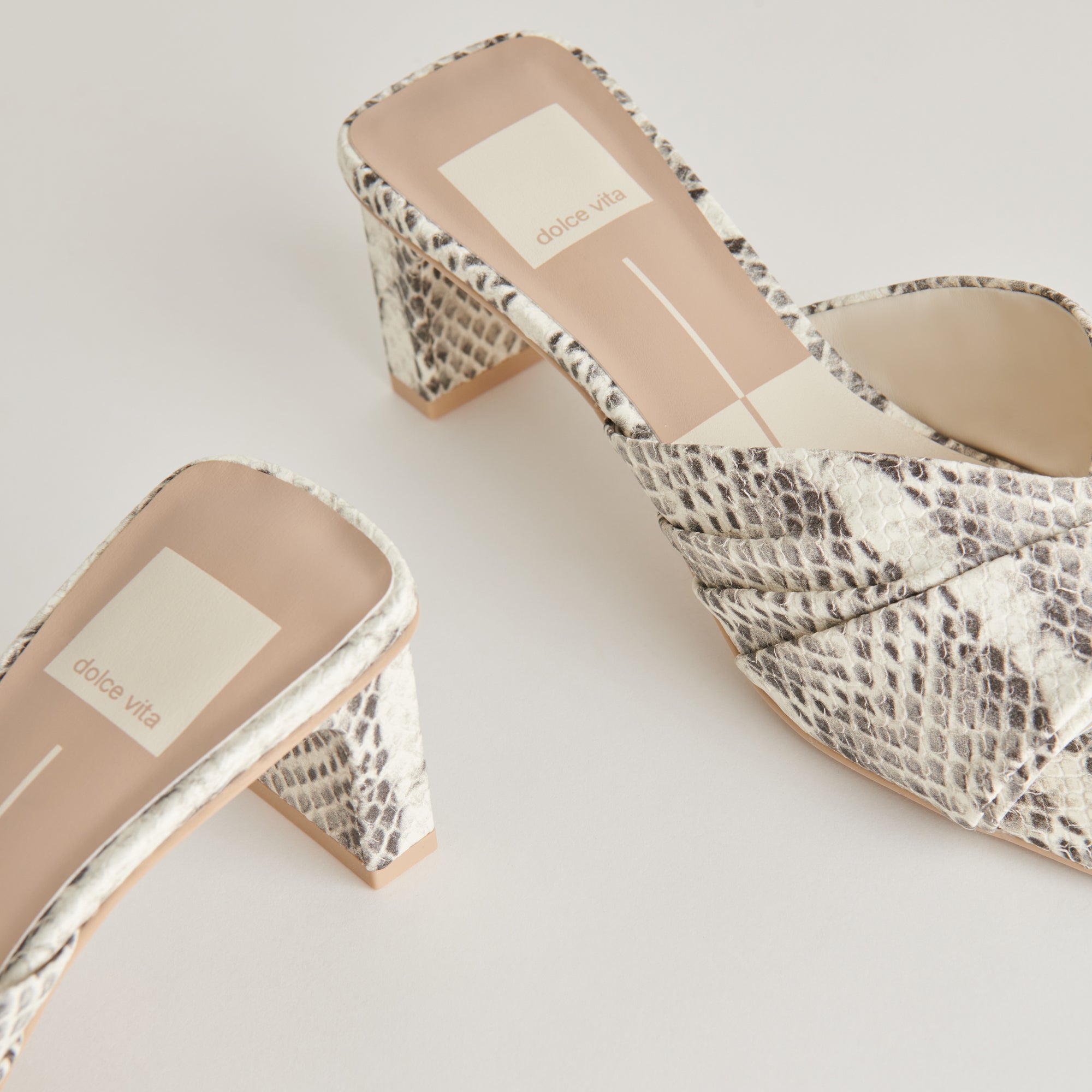 Grey on sale snakeskin heels