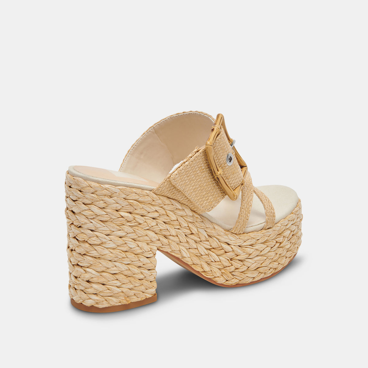 EDWINA HEELS LT NATURAL RAFFIA – Dolce Vita