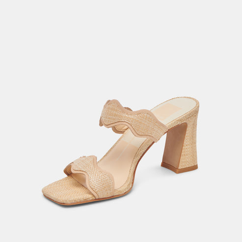 ILVA HEELS LT NATURAL RAFFIA – Dolce Vita