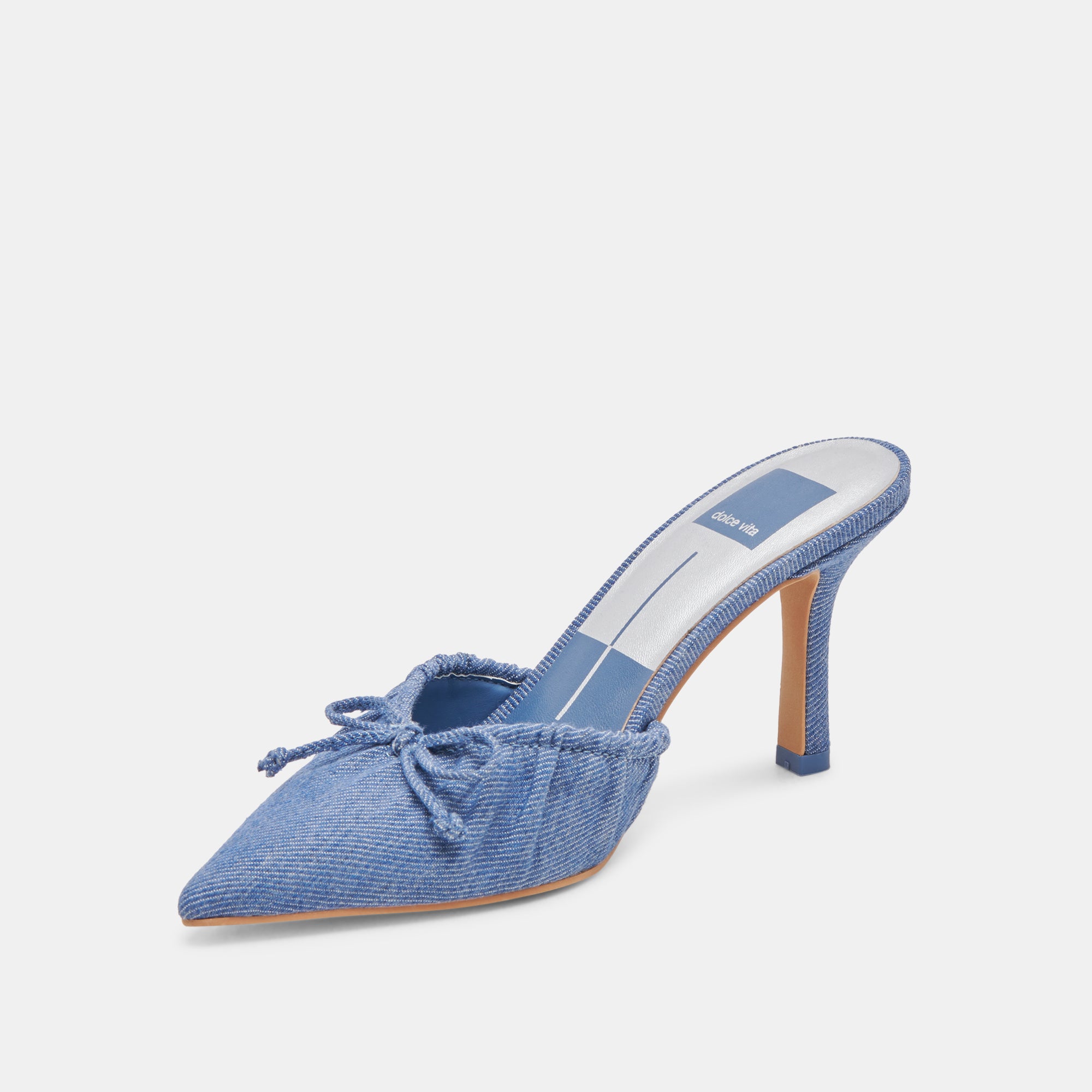 KAIRI HEELS BLUE DENIM – Dolce Vita