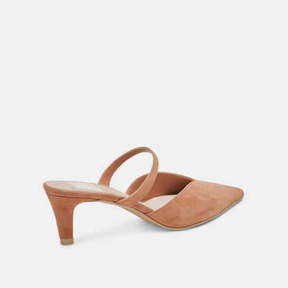 KANIKA MID HEELS BROWN SUEDE