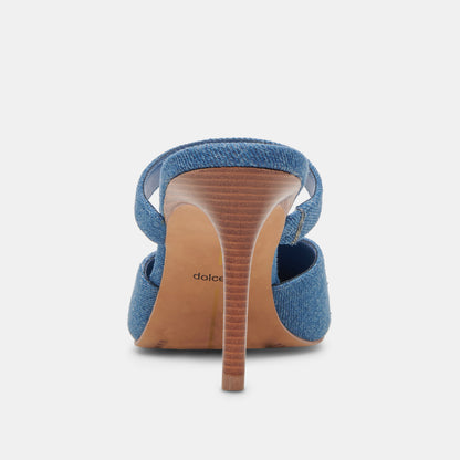 KANIKA HEELS BLUE DENIM