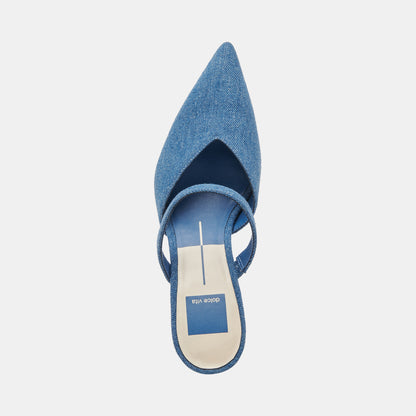 KANIKA HEELS BLUE DENIM