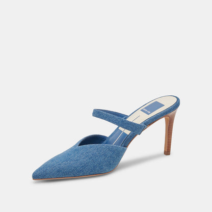 KANIKA HEELS BLUE DENIM