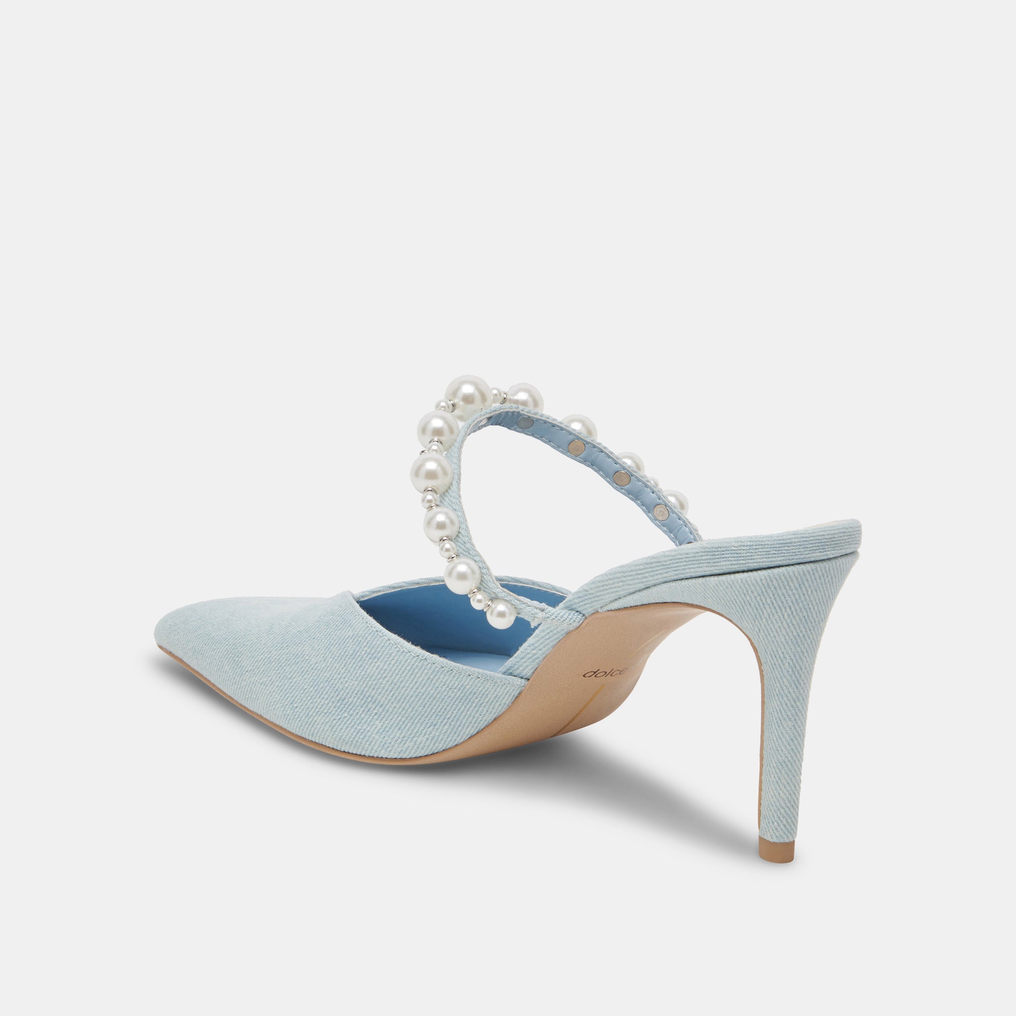 KANIKA Heels Blue Denim  Designer Blue Denim Heels – Dolce Vita