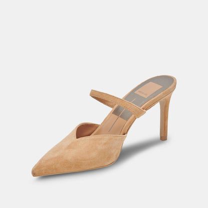 KANIKA HEELS TAN SUEDE