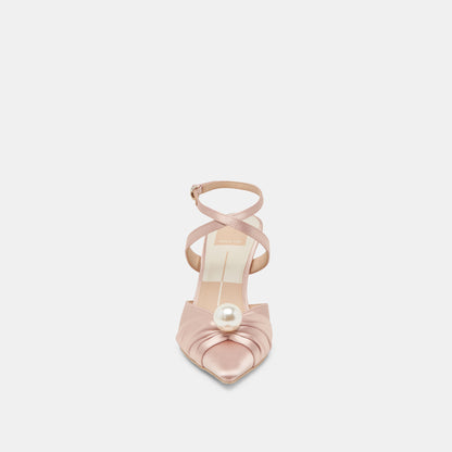 KAYSEY HEELS LT BLUSH SATIN