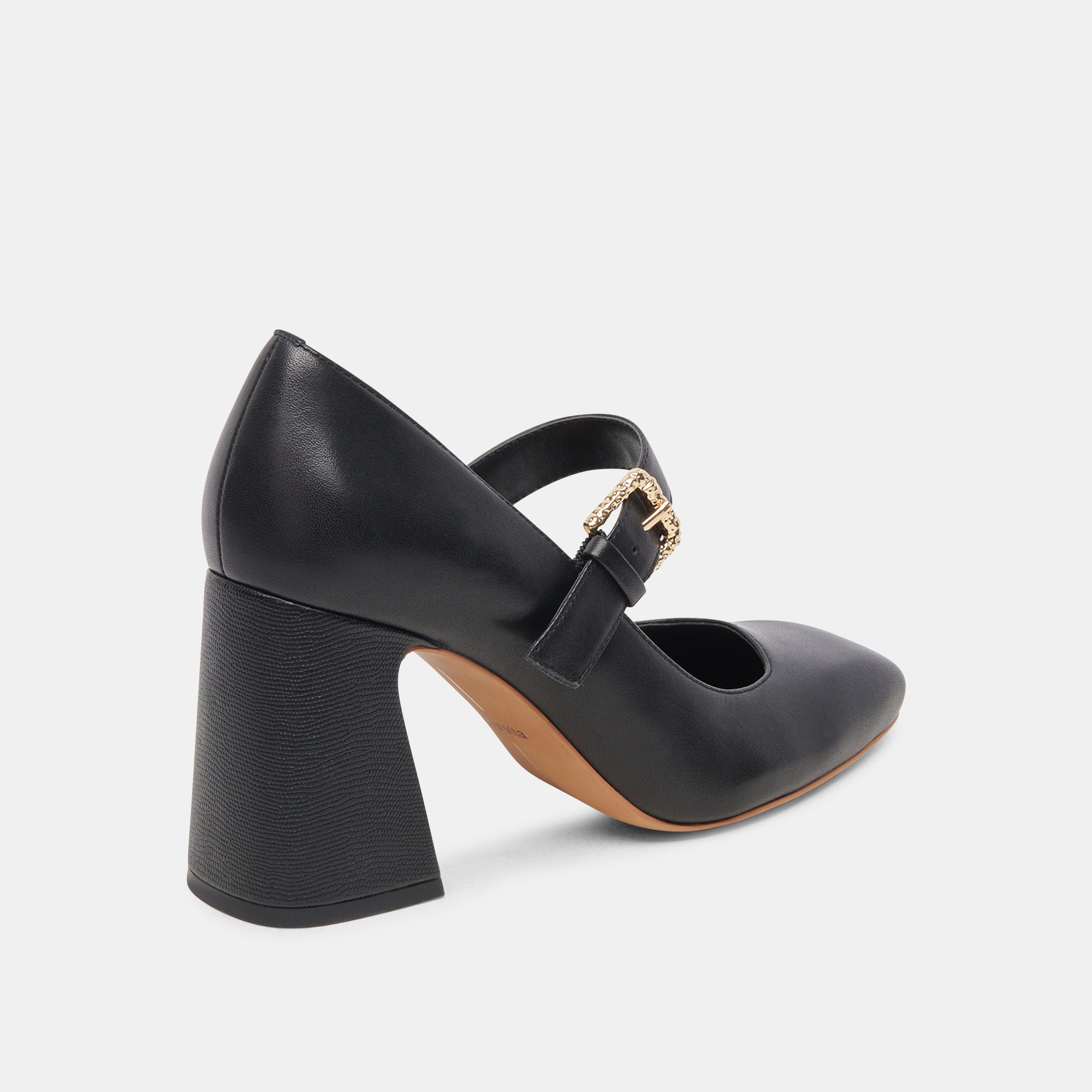 LAKOTA HEELS BLACK LEATHER – Dolce Vita