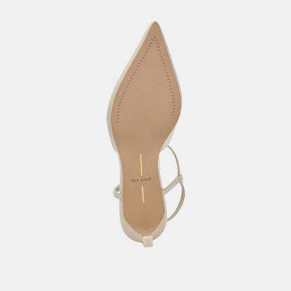 LAVON HEELS IVORY LEATHER