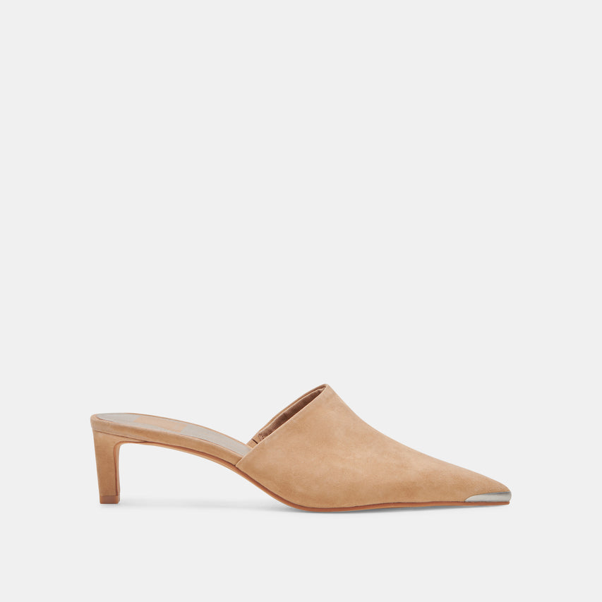 LEXY HEELS CAMEL SUEDE