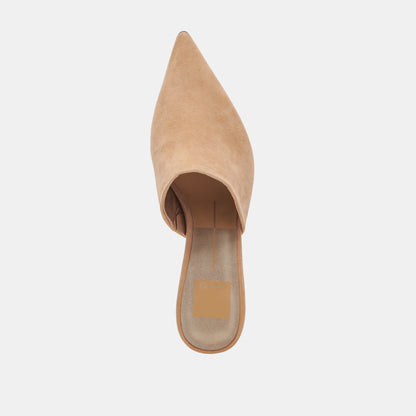 LEXY HEELS CAMEL SUEDE