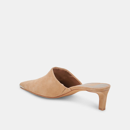 LEXY HEELS CAMEL SUEDE