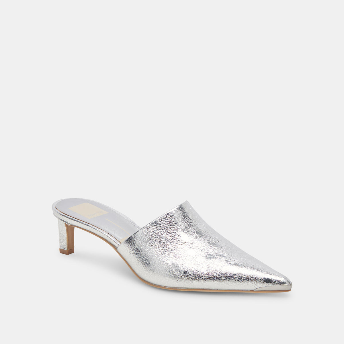 LEXY HEELS SILVER DISTRESSED LEATHER – Dolce Vita