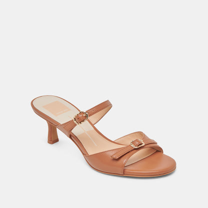 LORALI HEELS SADDLE LEATHER