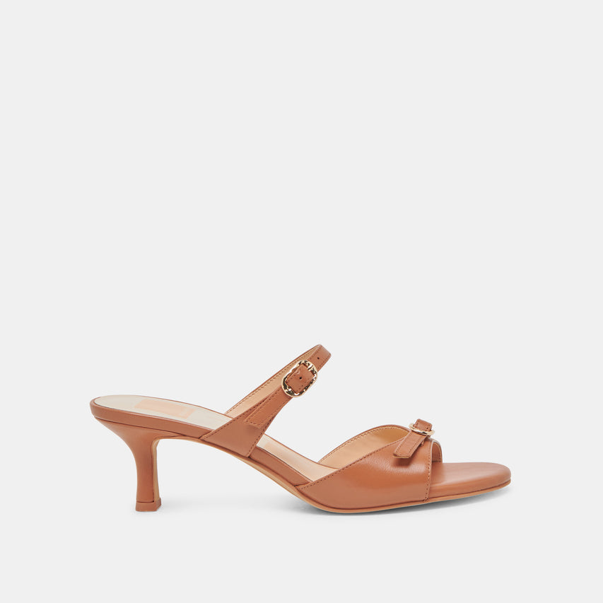 LORALI HEELS SADDLE LEATHER