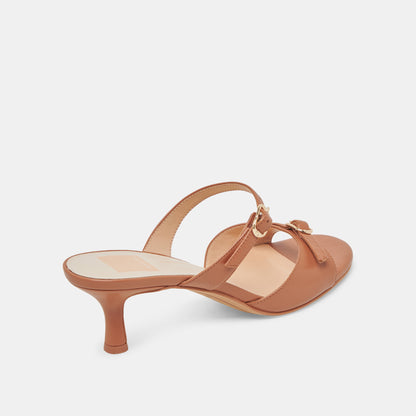 LORALI HEELS SADDLE LEATHER