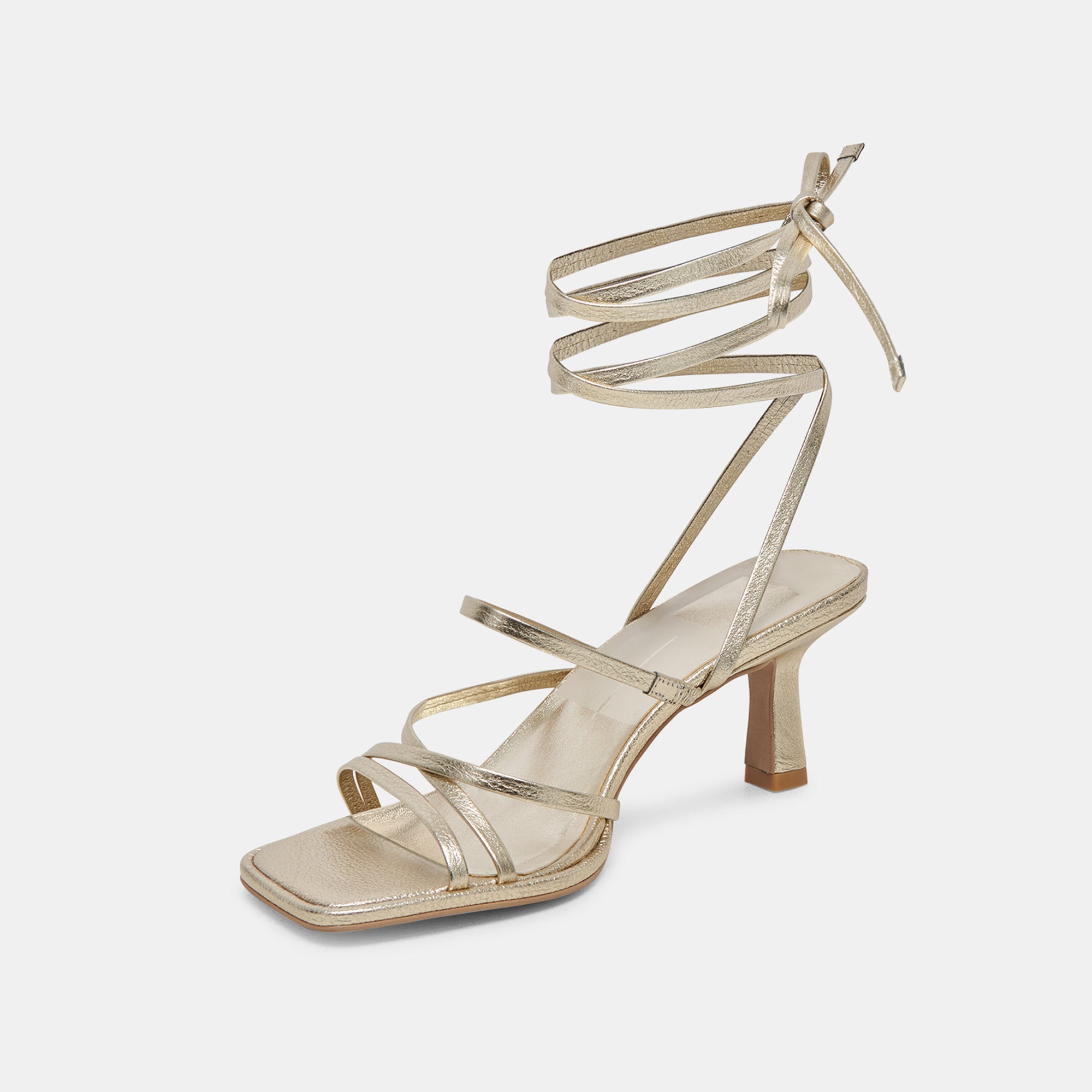 MALABO HEELS PLATINUM METALLIC LEATHER – Dolce Vita