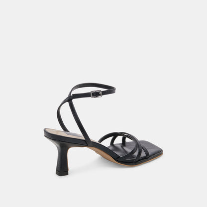 MANJI HEELS MIDNIGHT PATENT LEATHER