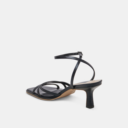 MANJI HEELS MIDNIGHT PATENT LEATHER