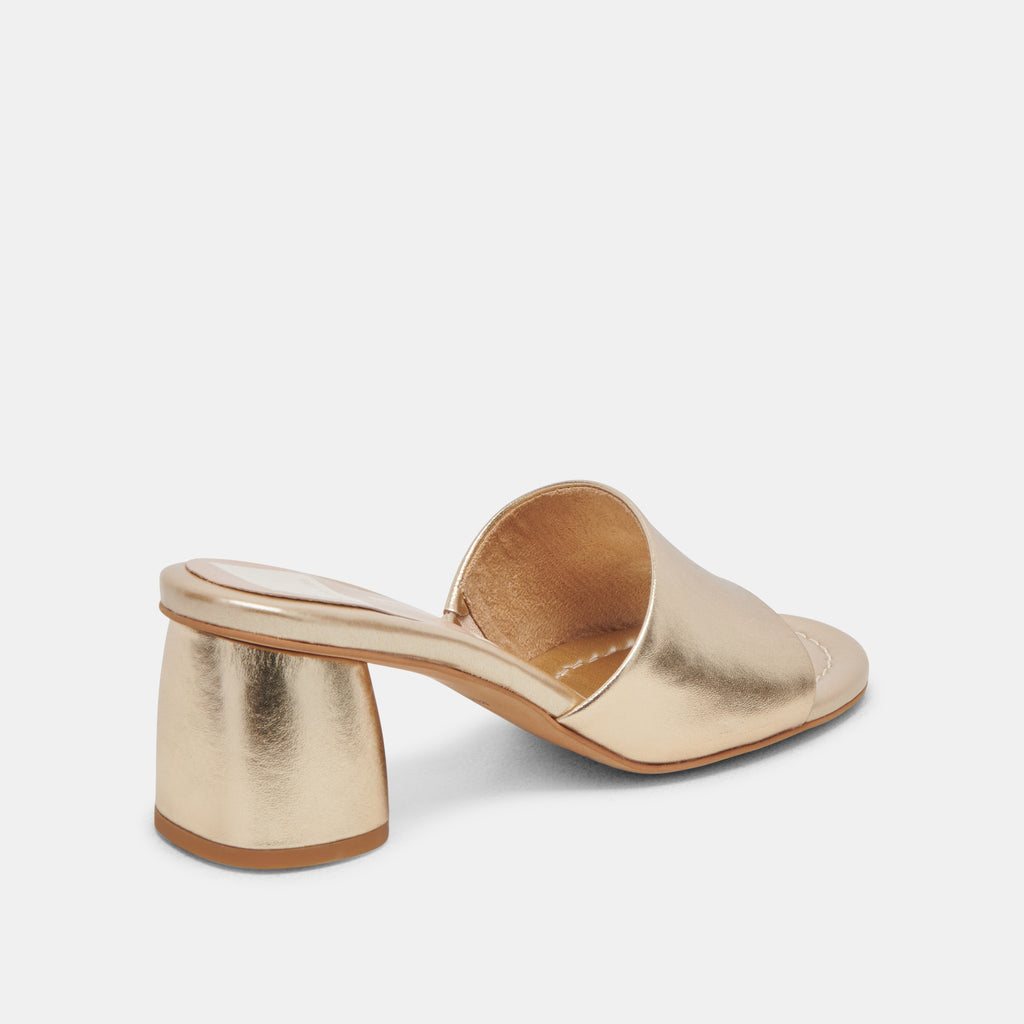 Rose gold 2024 wide heels