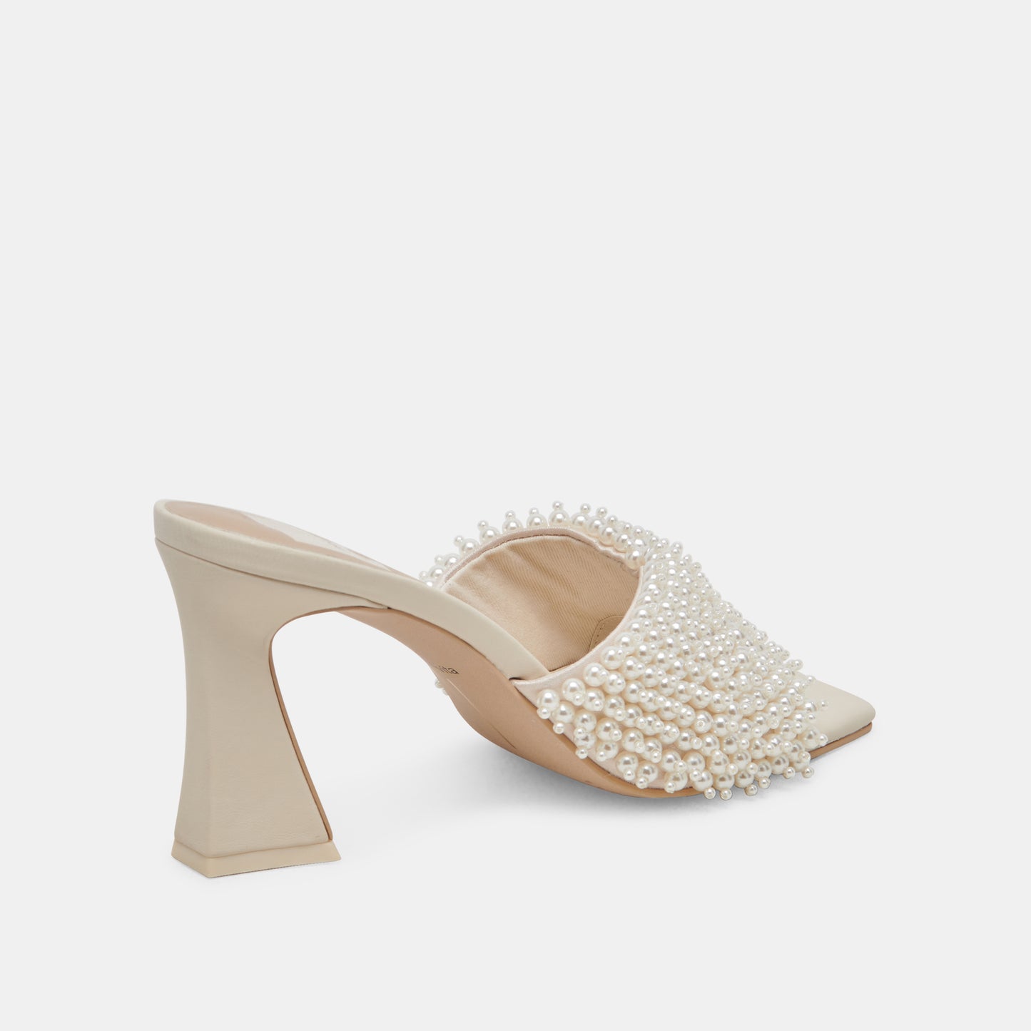 NANDY PEARL HEELS VANILLA PEARLS