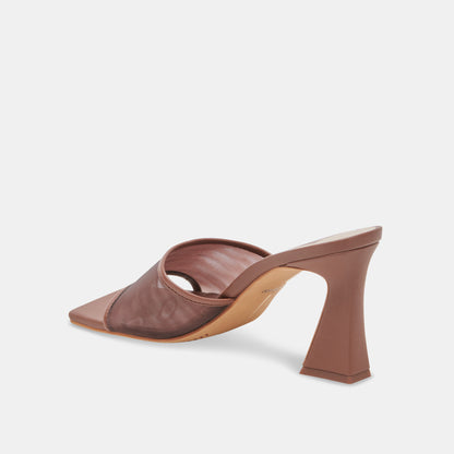 NARDA HEELS ESPRESSO MESH