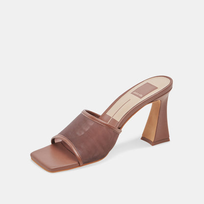 NARDA HEELS ESPRESSO MESH