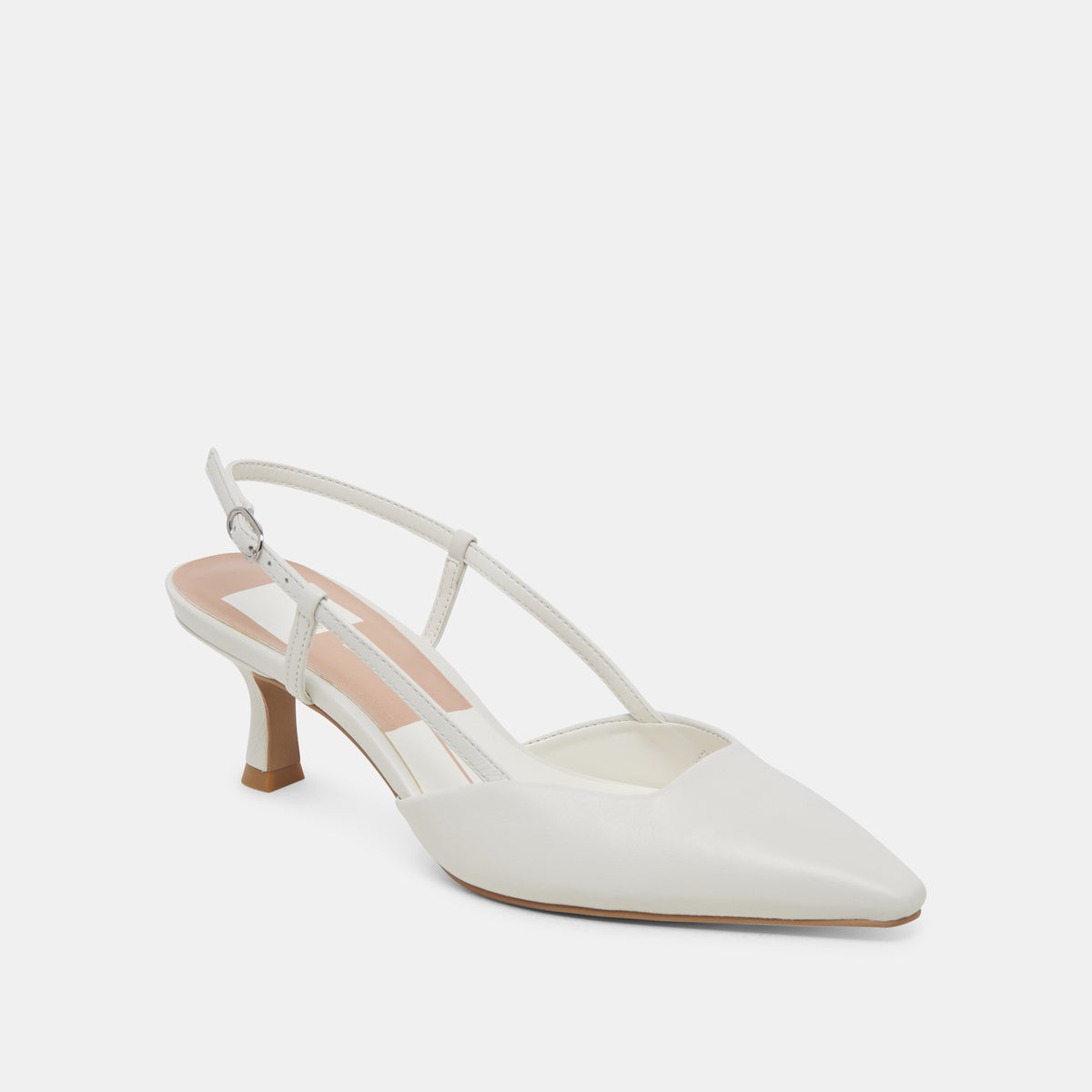 ODELA HEELS WHITE LEATHER – Dolce Vita