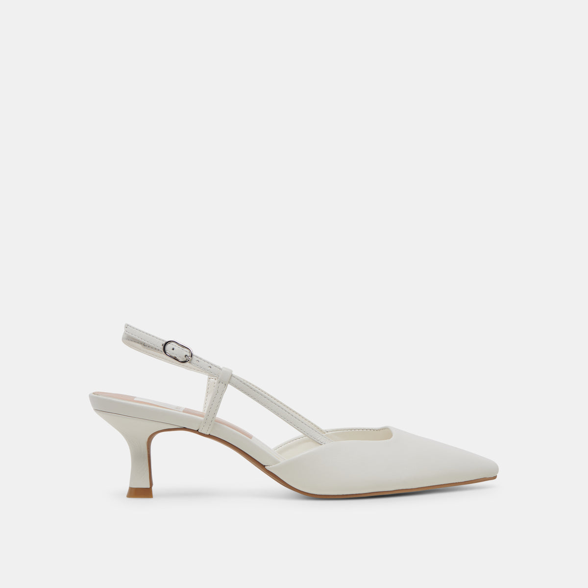 ODELA HEELS WHITE LEATHER – Dolce Vita