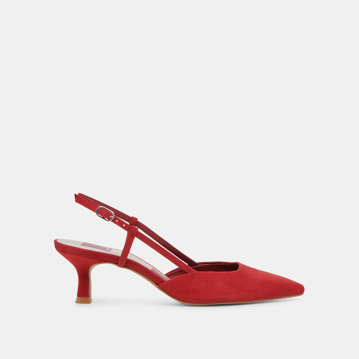 ODELA HEELS CRIMSON SUEDE – Dolce Vita