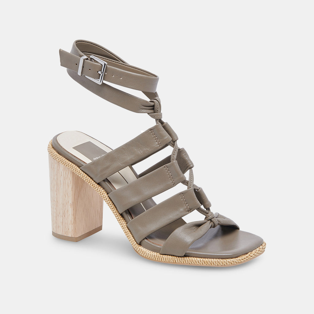 Buy Green Heeled Sandals for Women by Outryt Online | Ajio.com