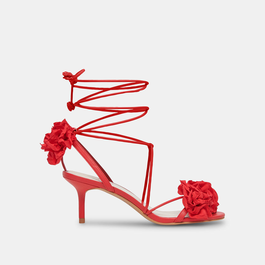 SOPHIA HEELS RED STELLA