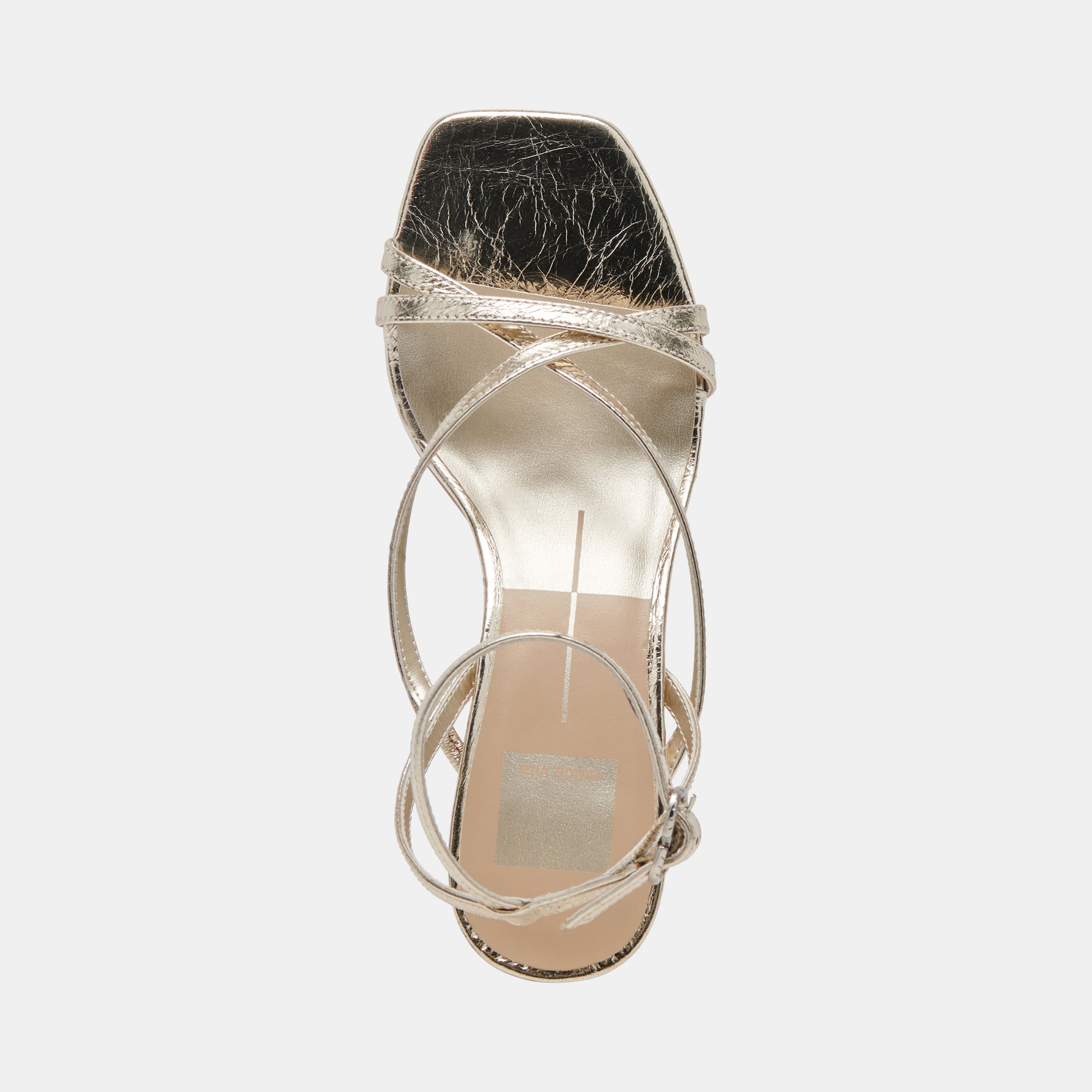 ZAMAL HEELS LIGHT GOLD CRINKLE PATENT – Dolce Vita