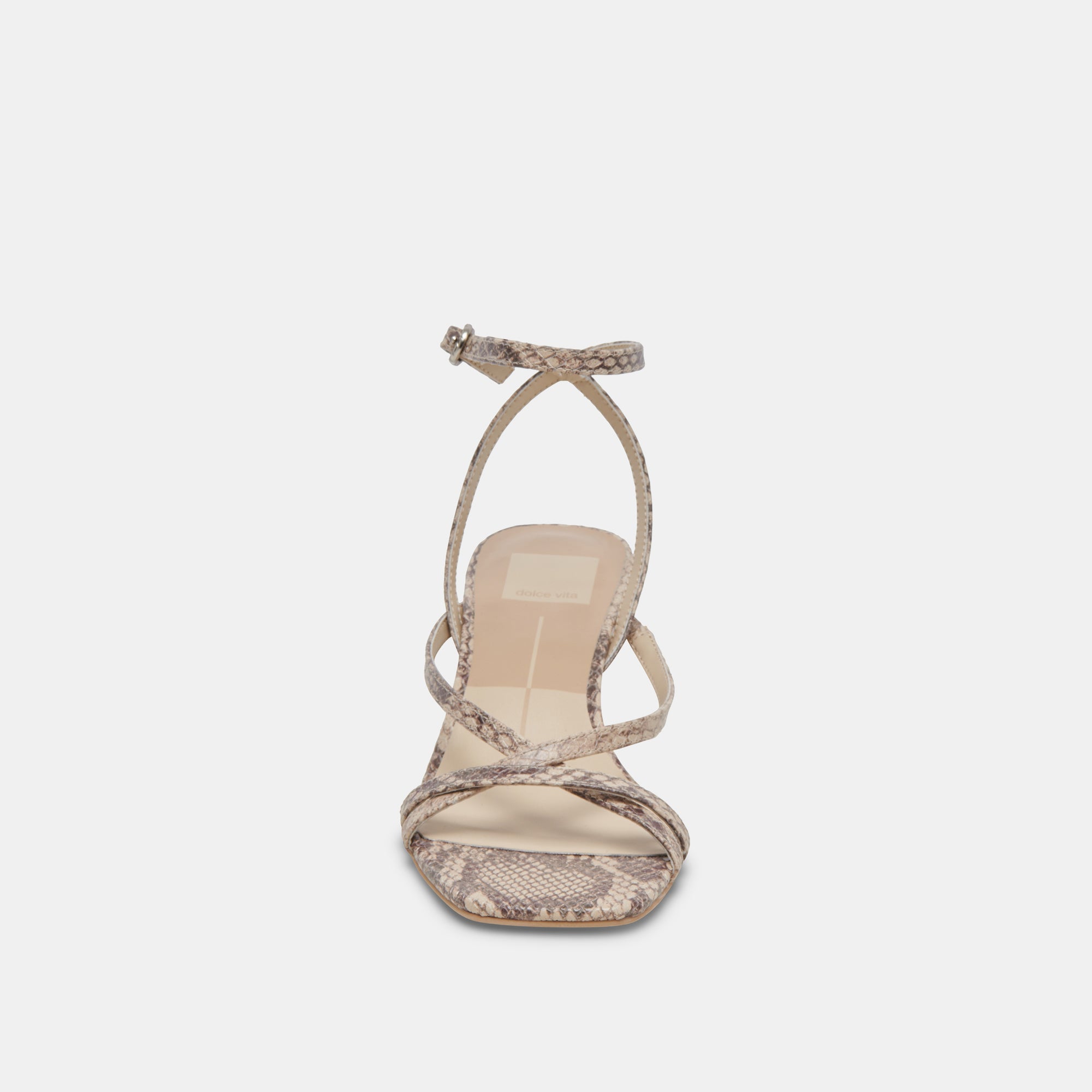 ZAMAL HEELS SAND SNAKE EMBOSSED – Dolce Vita