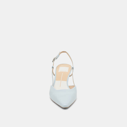 ODELA HEELS ICE BLUE LEATHER