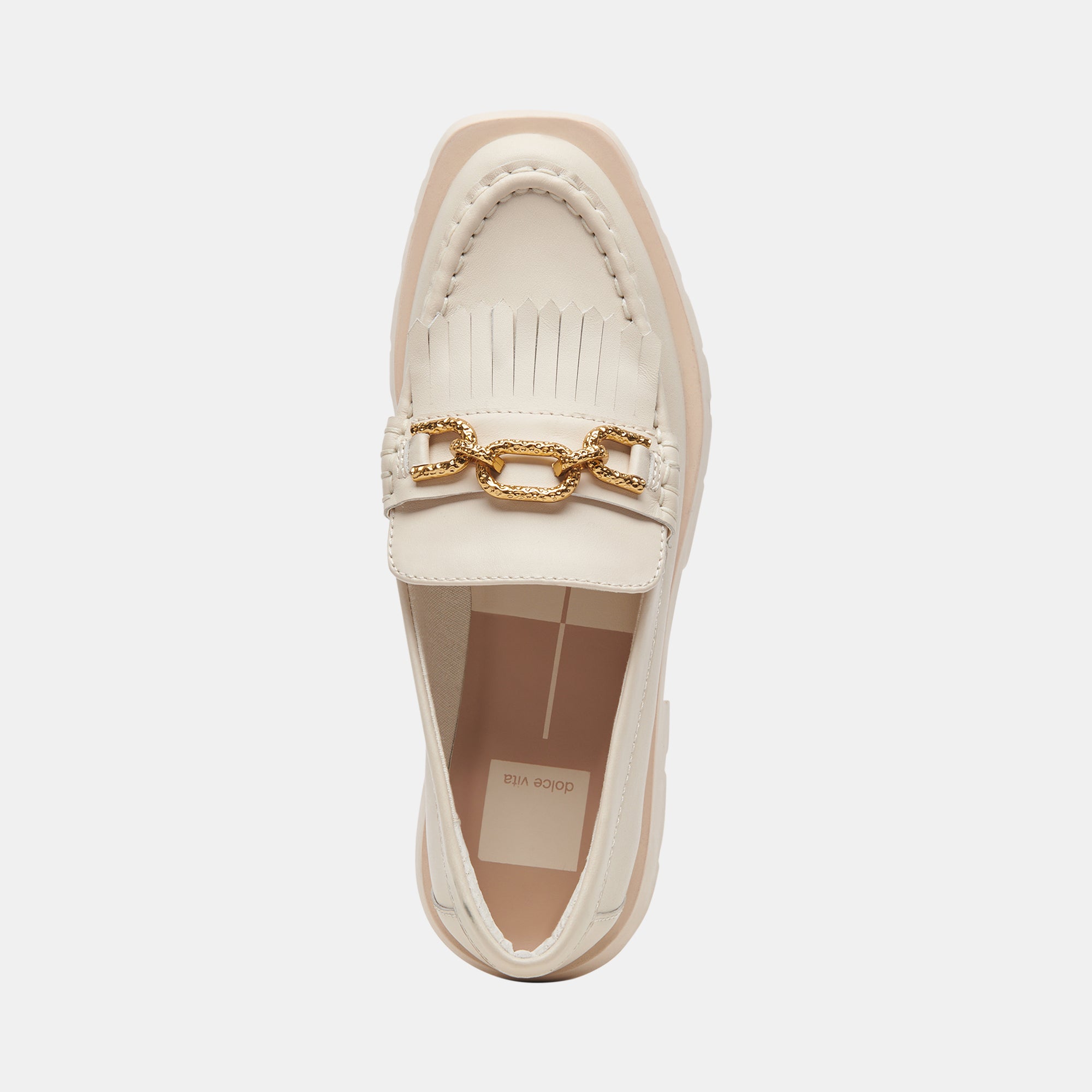 ERNA FLATS IVORY LEATHER – Dolce Vita