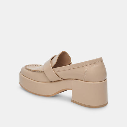 YONDER LOAFERS SESAME CRINKLE PATENT