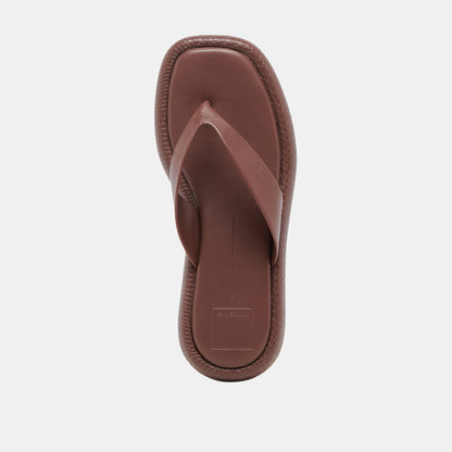 ADIN SANDALS WALNUT LEATHER