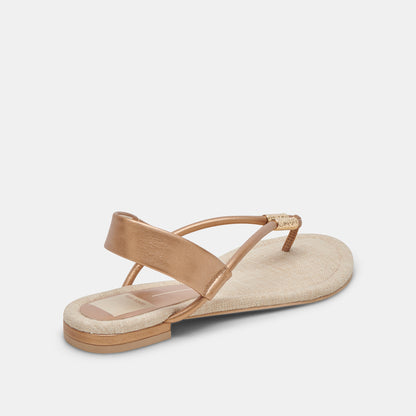 BACEY SANDALS COPPER METALLIC STELLA