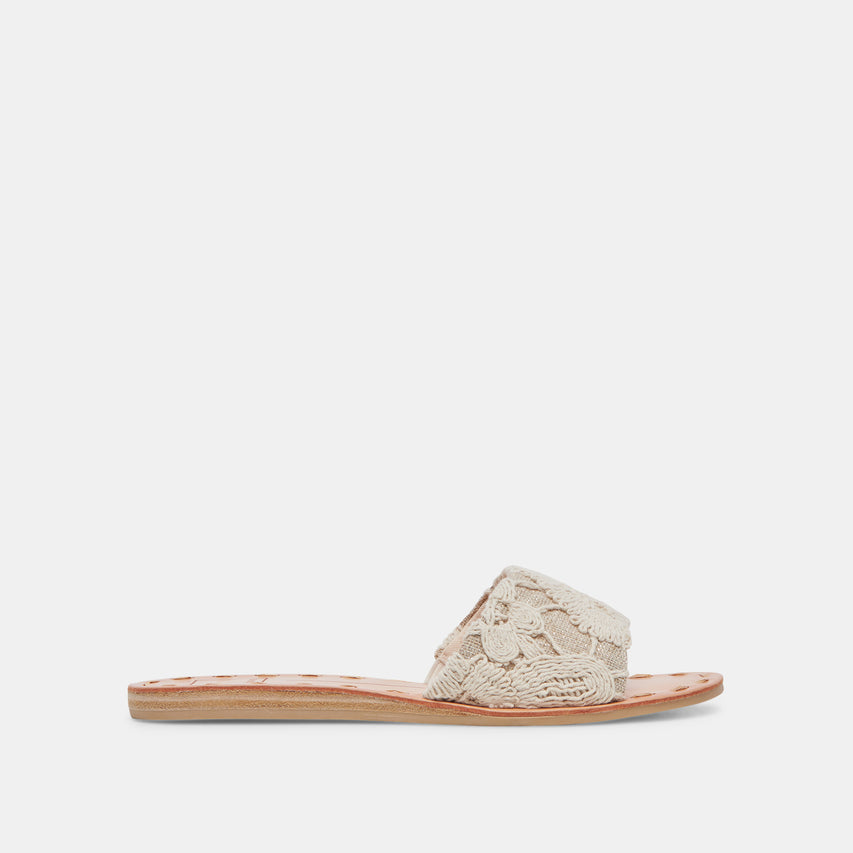 DALON SANDALS NATURAL LACE