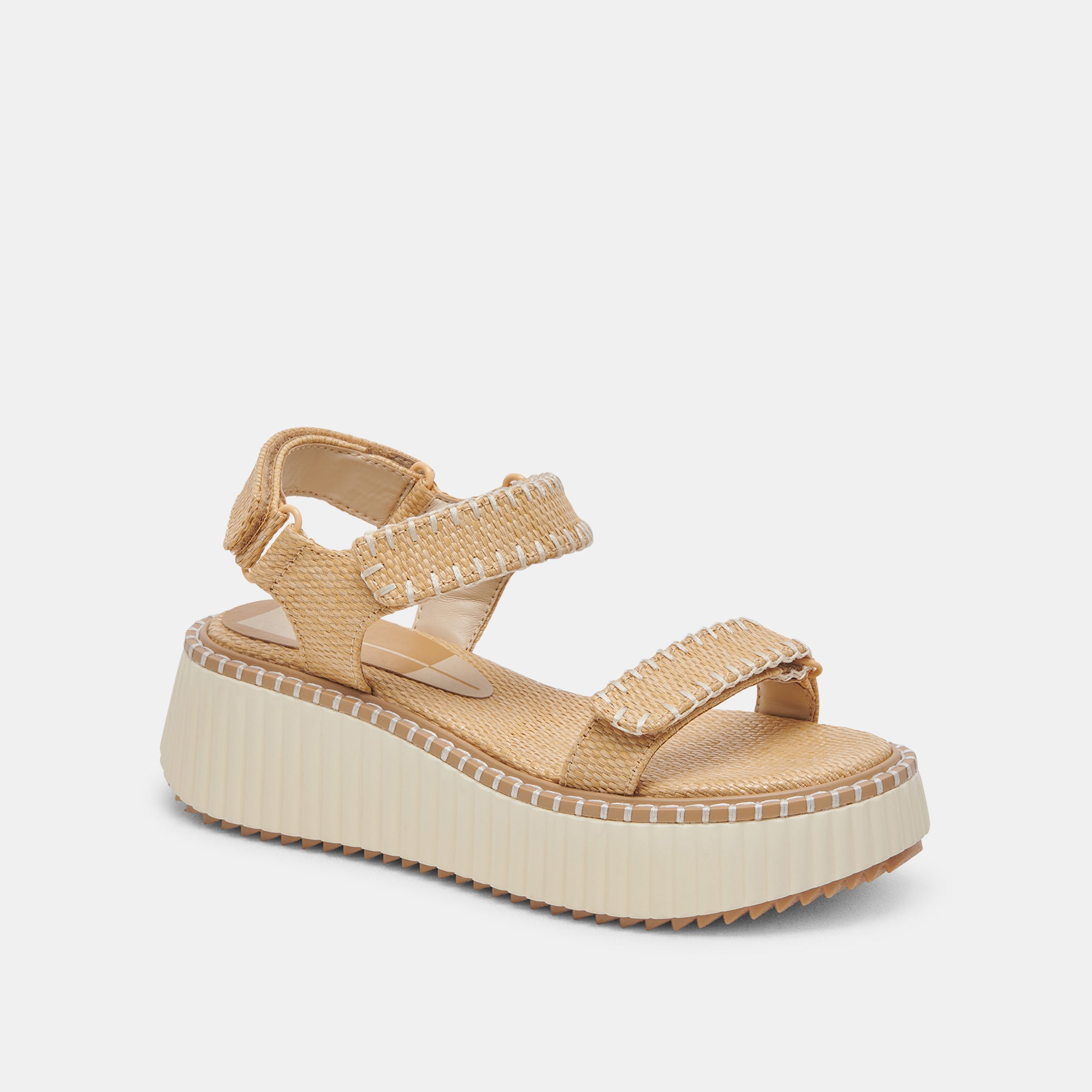 DEBRA SANDALS LT NATURAL RAFFIA – Dolce Vita