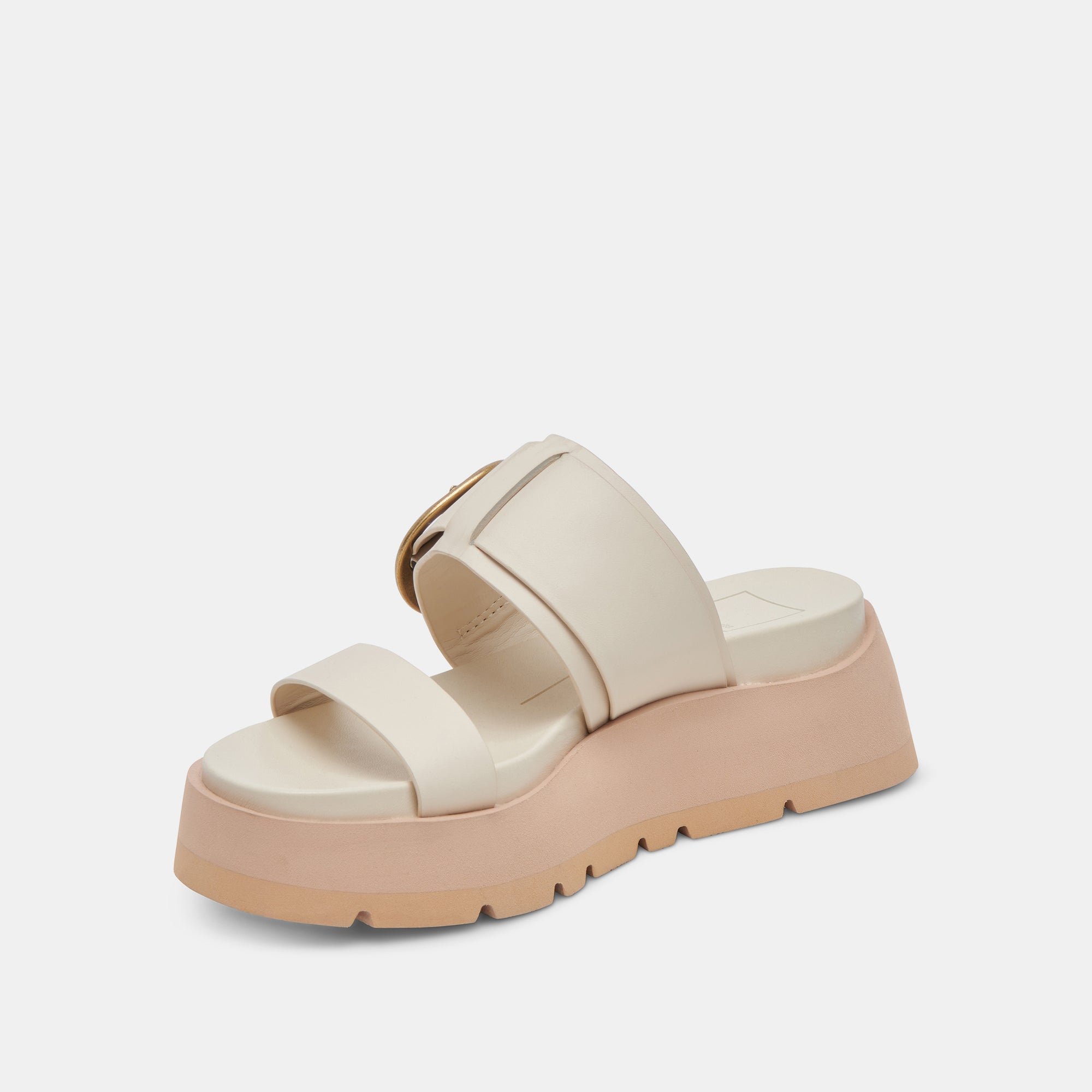 DEX SANDALS IVORY LEATHER – Dolce Vita