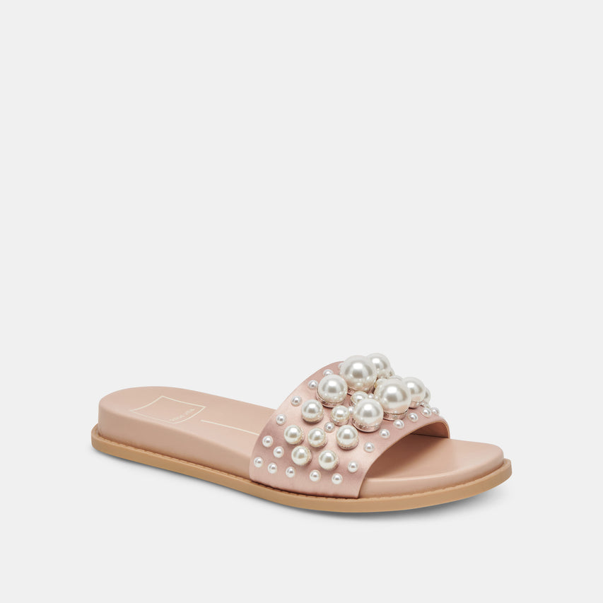 GABBI PEARL SANDALS BLUSH PEARLS