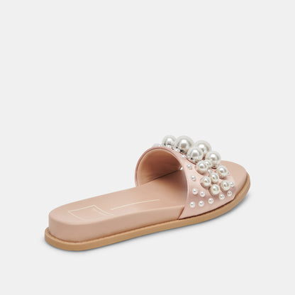 GABBI PEARL SANDALS BLUSH PEARLS