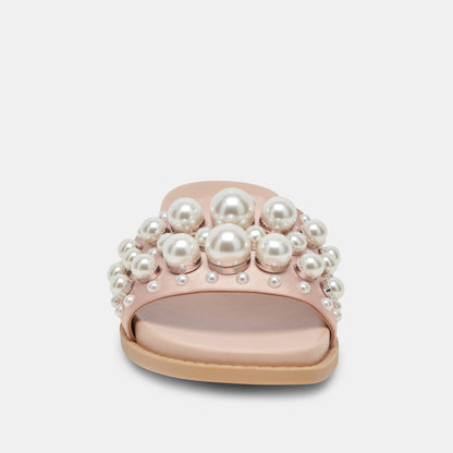 GABBI PEARL SANDALS BLUSH PEARLS