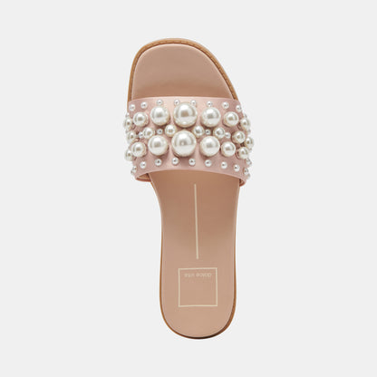 GABBI PEARL SANDALS BLUSH PEARLS