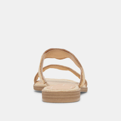 ILVA SANDALS LT NATURAL RAFFIA