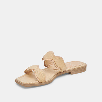 ILVA SANDALS LT NATURAL RAFFIA